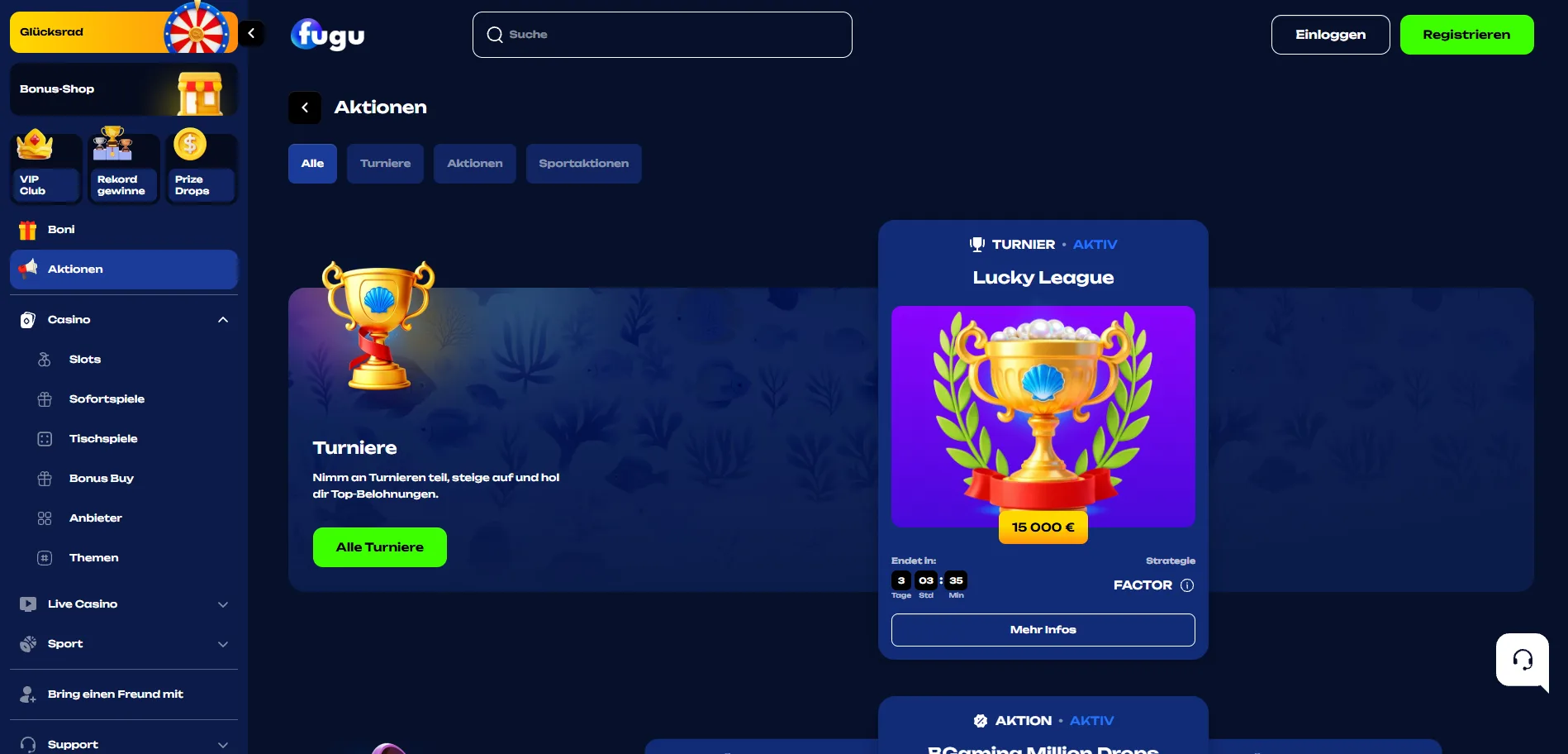 Fugu Casino Bonus